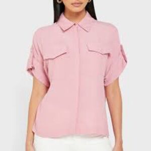 Ted Baker Viscose pink shirt